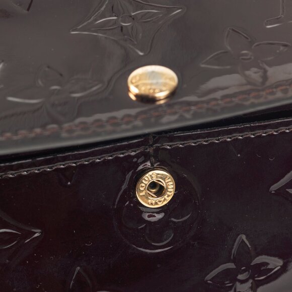 Louis Vuitton Sarah Amarante Monogram Vernis Leather Wallet - Picture 7 of 10